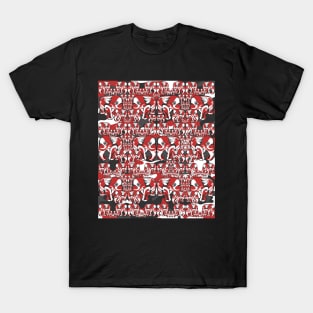 Elephante in Rosso T-Shirt